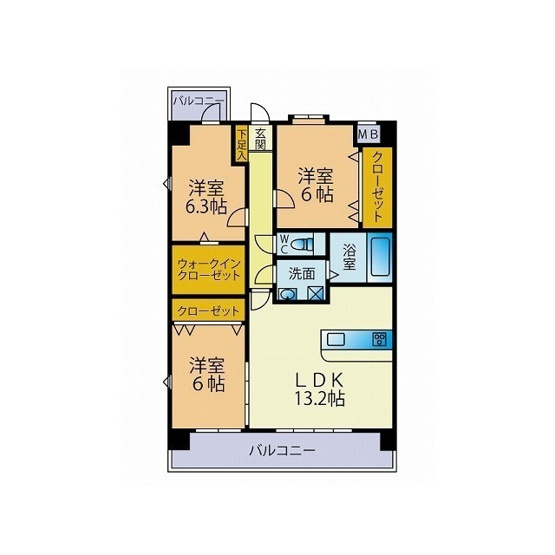 【間取り】 | ハーベスト丸新開