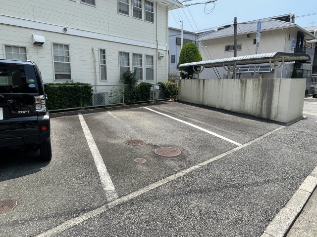 細谷モータープール　83番2  平面月極駐車場　エレガンテックライフ芦屋横の区画図