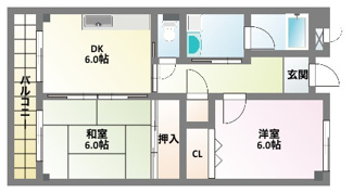 【間取り】 | ミモザの館