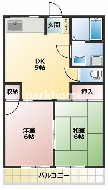 コスモ一宮Ⅱの間取り