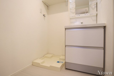 【洗面所】 | グランメゾン桜 | 脱衣スペースもあります