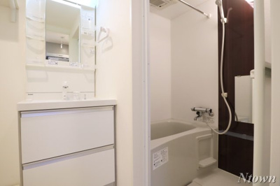 【洗面所】 | グランメゾン桜 | 脱衣スペースもあります