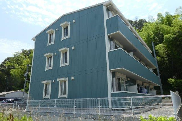 倉敷市羽島のアパートの外観