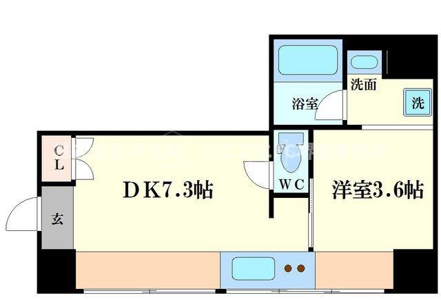 北浜コンソールの間取り