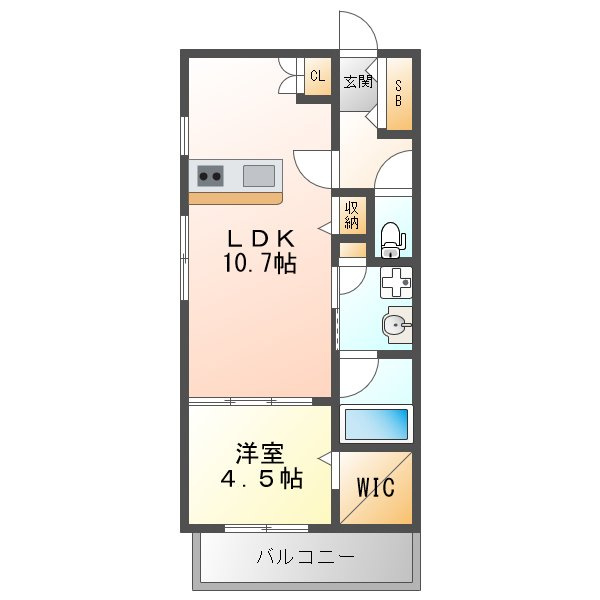 カノン神崎川の間取り