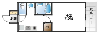 【間取り】 | ヴィラ豊中