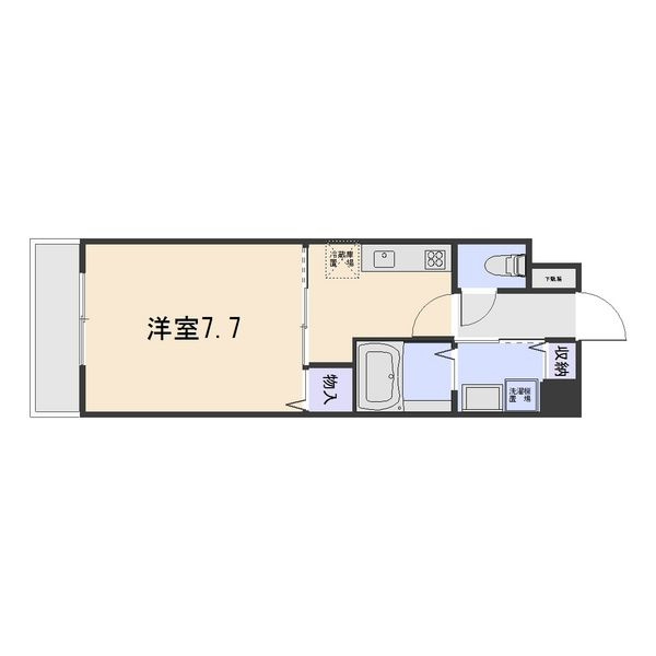 一宮市真清田２丁目の賃貸マンションの間取り