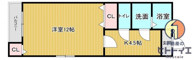 ユノソハイツ龍ケ原の間取り