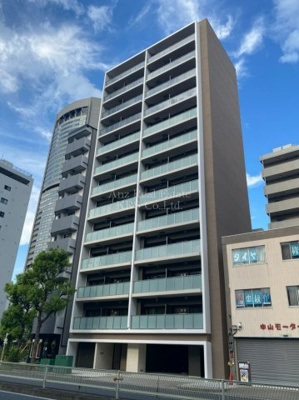 【外観】 | エル・セレーノ天満橋 | 都市部に映えるスタイリッシュな外観のマンションです♪