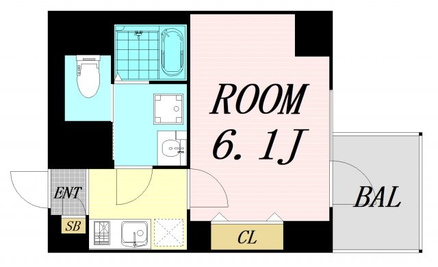 S-RESIDENCE新大阪Rish　仲介手数料無料の間取り