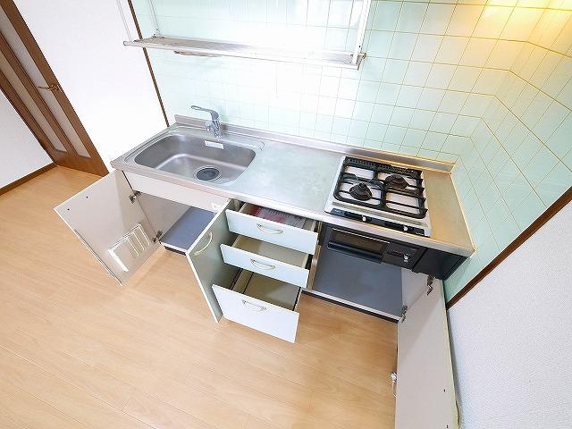 フルーエントⅢのキッチン|キッチンです