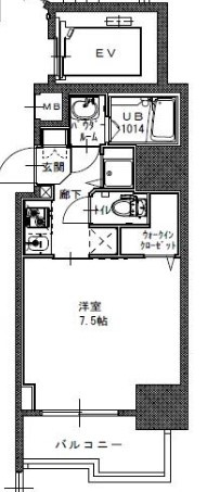 【間取り】 | S-RESIDENCE谷町五丁目