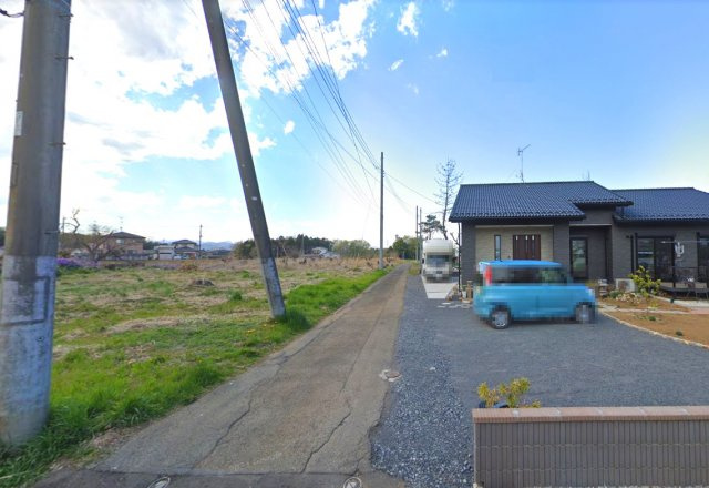 敷地面積１０９坪　売地　川越市笠幡2期の前面道路含む現地写真|北側 4.0ｍ位置指定道路/西側 2.5ｍ～2.6㎡市道