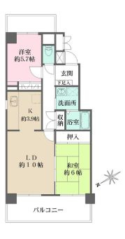 千代田区東神田１丁目の賃貸マンションの間取り