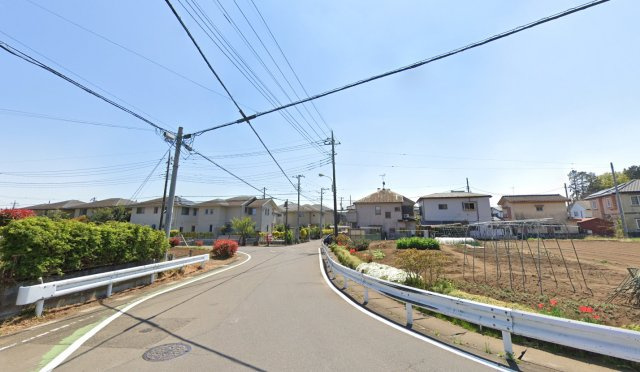 敷地面積90坪～　売地　川越市笠幡 4期　の前面道路含む現地写真|前面道路：幅員6.3ｍ