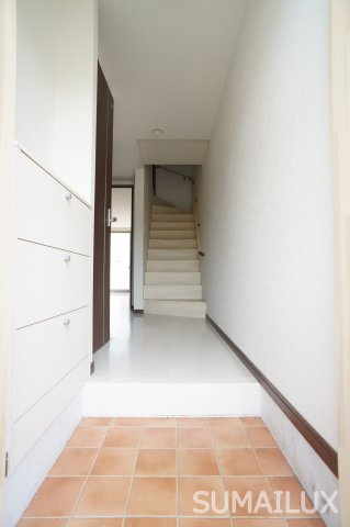 プロスペリタ城山Ⅱの玄関