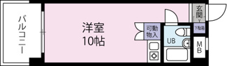 【間取り】 | ホワイトパレス北九大前
