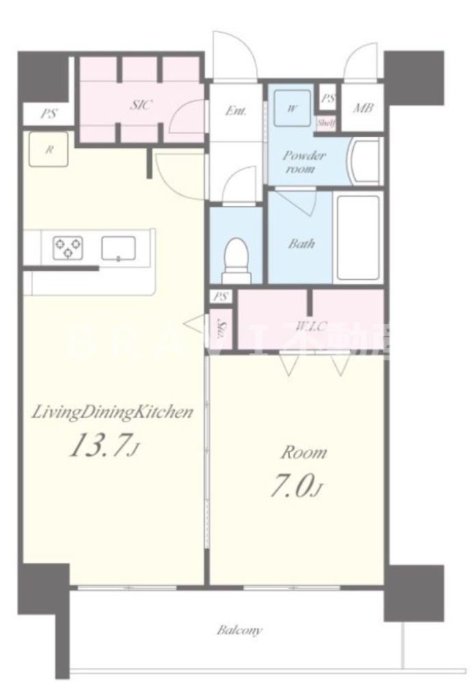 セファ上本町 BRAVI不動産の間取り|【セファ上本町】