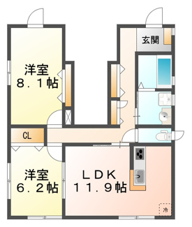 【間取り】 | Casa familiar