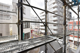 【展望】 | 物件のお問い合わせは、 ０１２０－７００－９６８までお気軽にどうぞ！
バルコニーからの眺望　※大規模修繕工事中