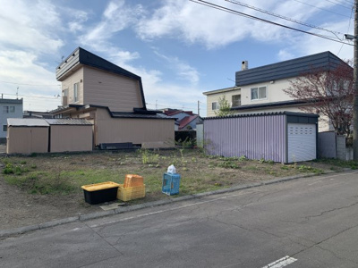 【外観】 | 島松仲町２丁目売地 | 角地です。