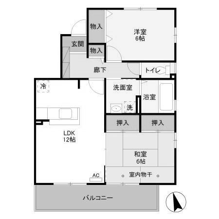 【間取り】 | パティオ C