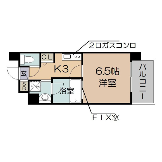 【間取り】 | StoRK Residence 昭和町  | １K お洒落な内装です