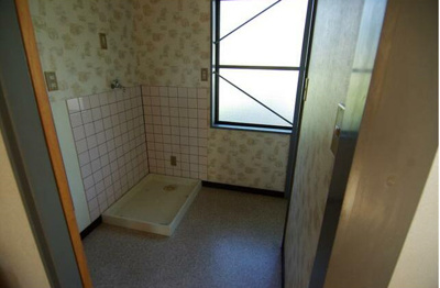 【設備】 | 大内アパート | 洗濯機パン