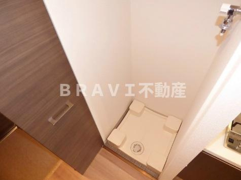 プレサンス京町堀ノース　BRAVI不動産の設備|【プレサンス京町堀ノース】洗濯機置き場