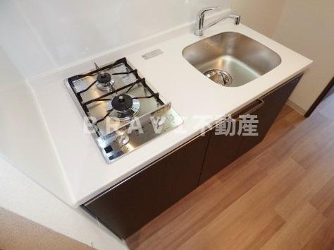 プレサンス京町堀ノース　BRAVI不動産のキッチン|【プレサンス京町堀ノース】お料理しやすいキッチンです