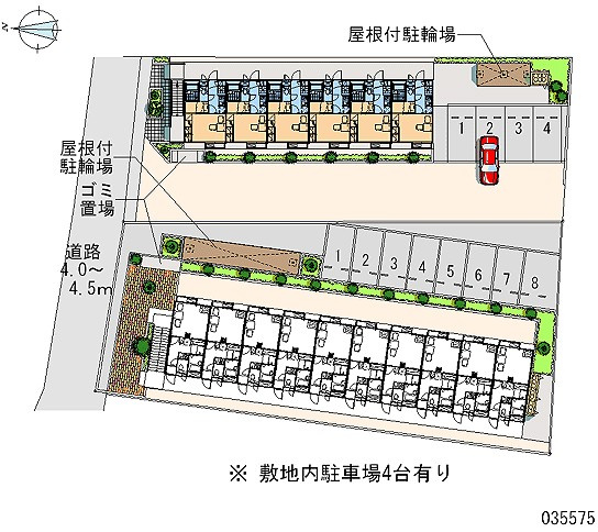 シェル弐番館の区画図