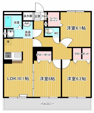 パークビレッジ松代の間取り