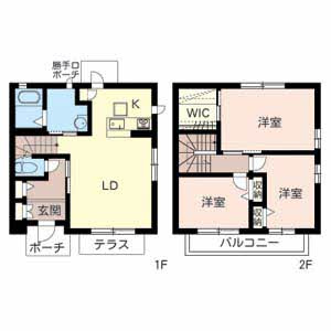 【間取り】 | シャーメゾン有野Ｂ棟