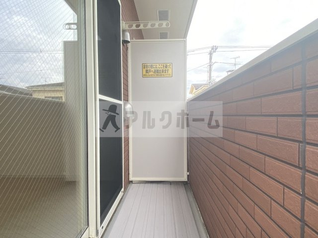 伸宅のバルコニー