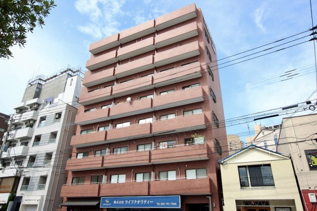 ライオンズマンション薬院の外観|築４２年【薬院駅】徒歩８分
【平尾小学校】【平尾中学校】