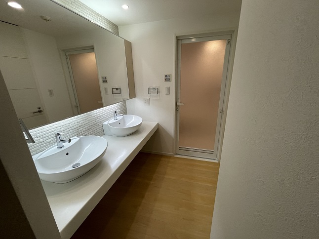 港区三田２丁目の賃貸マンションのその他|洗面