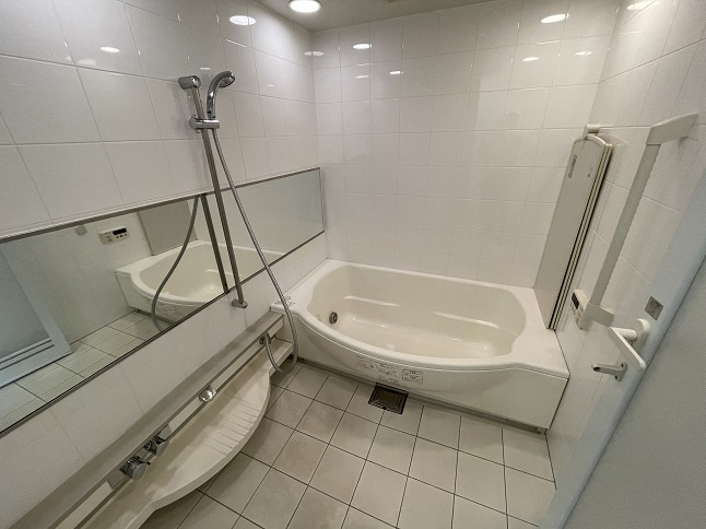 港区三田２丁目の賃貸マンションの浴室