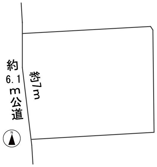 ５９１７６　岐阜市下川手　土地の区画図