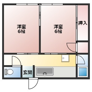 ペディコート加古川の間取り