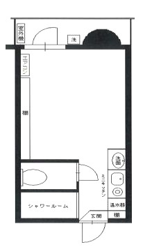 台東区松が谷３丁目の賃貸マンションの間取り
