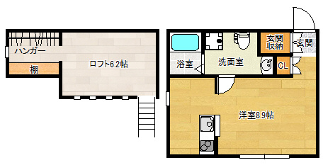 【間取り】 | ＭａＭａｉｓｏｎ北六甲 | MａＭａｉｓｏｎ北六甲(GoodHome)