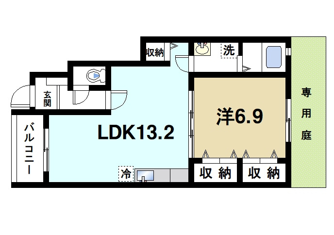 La・Rochelleの間取り