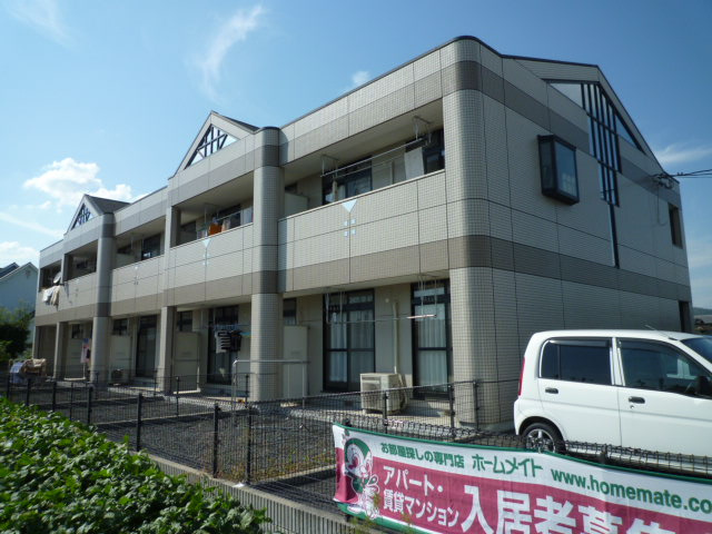 倉敷市平田のアパートの外観