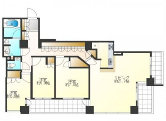 【間取り】 | シティタワー堀江