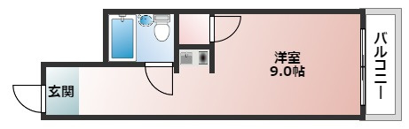 ラフィネ天満の間取り