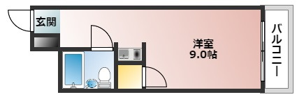 ラフィネ天満の間取り