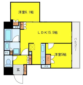 【間取り】 | ローレルタワー心斎橋
