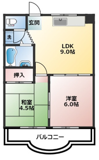 【間取り】 | レオ雲雀ヶ丘