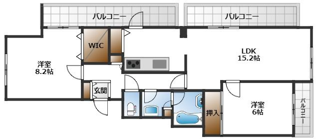 【間取り】 | フォルム上野西