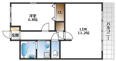 【間取り】 | グランゼ豊中